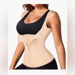 Women's Beige Waist Trainer Corset